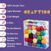 30X20G Acrylic Yarn Skeins - 1300 Yards of Soft Yarn for Crocheting and Knitting Craft Project, Assorted Starter Crochet Kit Yarn Bulk for Adults and Kids