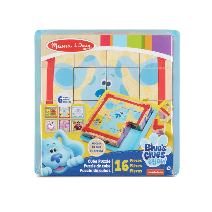 Blue'S Clues & You! Wooden Cube Puzzle (16 Pieces)
