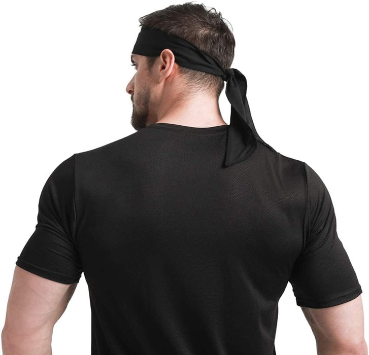 Sports Headband - Head Tie Tennis Tie Hairband - Sweatbands Headbands Wristbands Head Wrap - Ideal for Working Out,Tennis