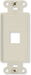 On-Q WP3413WH10 High Impact Flame Retardant Plastic 3-Port Decorator Outlet Strap, White, 10 Count