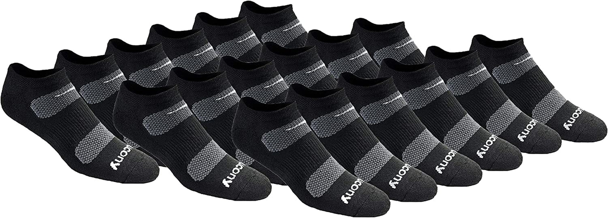 Men'S Multi-Pack Mesh Ventilating Comfort Fit Performance No-Show Socks
