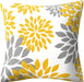 Yellow Pillow Covers 18X18 Set of 4 Modern Decorative Geometric Outdoor Sofa Throw Pillow Cushion Covers Case for Couch Living Room Bedroom Patio Furniture Indoors Home Decor