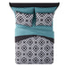 Mainstays Black Geometric 8 Piece Bed in a Bag Comforter Set with Sheets, King