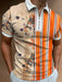 Polo T Shirt Men Zipper Collar Fashion Golf Short Sleeve 2 Tone Zip Dress Camisa