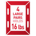 Command Large Picture Hanging Strips, Damage Free Hanging Picture Hangers, No Tools Wall Hanging Strips for Living Spaces, 14 White Adhesive Strip Pairs(28 Command Strips)