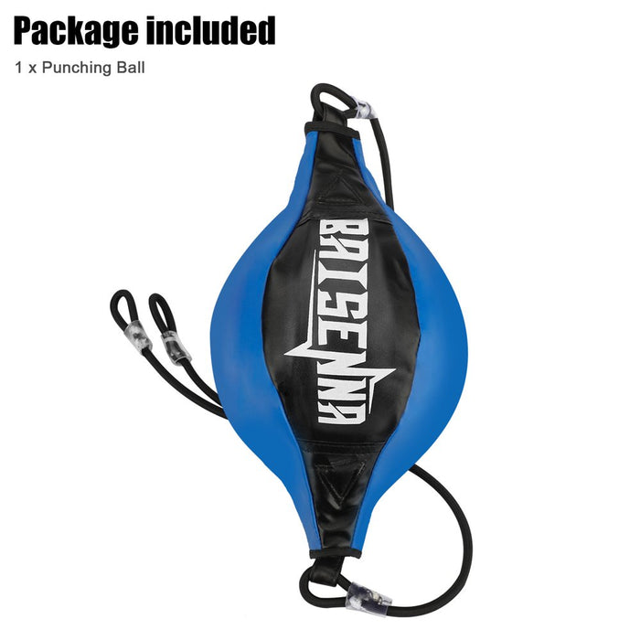Double End Ball,  Boxing Speed Dodge Training Ball Leather Punch Bag Hanging Speed Ball for Gym MMA Boxing Speed Training, Includes Cords, Stress Relief Exercise Equipment, Adult Kids Men Women