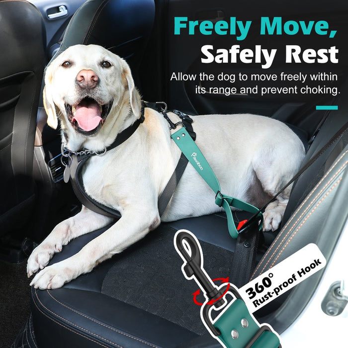 Clearance!  Dog Seat Belts for Car, Universal Pet Safety Belt Correa Para, Puppy Dog Car Seat with Adjustable Strap, Nylon Woven Belt Dog Seatbelt Harness, Restraint Dog Leash,Dark Green