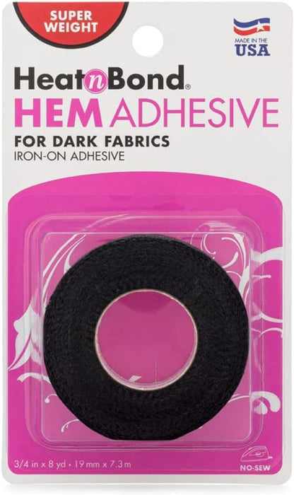 Heatnbond Hem Iron-On Adhesive, Super Weight, 3/4 Inch X 8 Yards, White