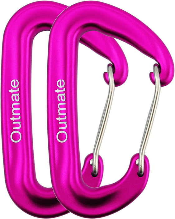 Hammock Carabiner Clip,12Kn 7075 Aluminium Alloy Carabiners,Heavy Duty Clips 2645Lbs/1200Kg,Perfect Gear for Hammocks Camping Hiking Keyring and Utility