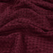 Cotton Waffle Blanket 300 GSM (Burgundy - 90X108 Inches) Soft Lightweight Breathable Bed Blanket King Size Layering Any Bed for All Season