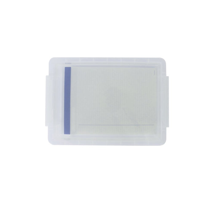 Pen + Gear Plastic Stacker Document Box, Clear, Letter Size, Desktop Organizer