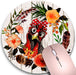 Round Mouse Pad,Black Cat Non-Slip Rubber Circular Mouse Pads Customized Designed for Home and Office,7.9 X 7.9Inch