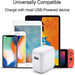 Ipad Charger Iphone Charger-Apple Mfi Certified-12W USB Wall Charger Foldable Portable Travel Plug with USB Charging Cable Compatible with Iphone, Ipad, Ipad Mini, Ipad Air 1/2/3, Airpod