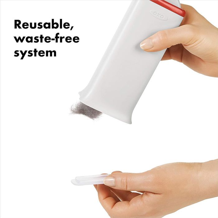 Good Grips Furlifter Pet Garment Brush Hair Remover for Clothing, White, Garment Brush