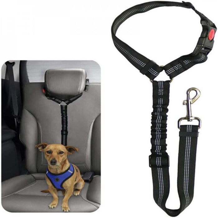 Puppy Seat-Belt Travel Clip Strap Leads, Universal Cat Dog Adjustable Car Seat Belt Harness Leash, Pet Safety Harness Products