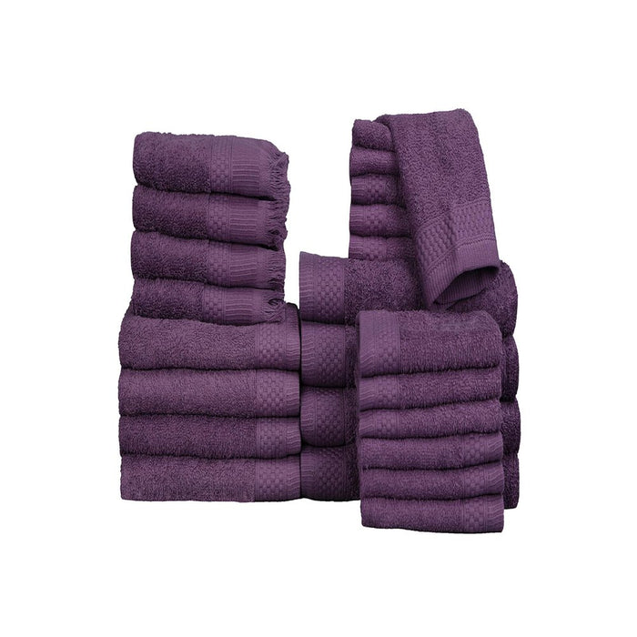 Baltic Linen Company 24 Piece Multi Count Complete Cotton Towel Set