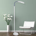 Adjustable Floor Lamp - 6Ft Full Spectrum Natural Sunlight Lamp with Bendable Neck - Reading, Crafts, Esthetician Floor Light by Lavish Home (Beige)