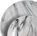 Fine round Gloss Dinnerware Dish Set, 16 Piece, Black and White Marble