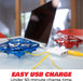 Force1 Scoot Hand Operated Drone for Kids or Adults - Hands Free Motion Sensor Mini Drone, Easy Indoor Small UFO Toy Flying Ball Drone Toy for Boys and Girls Kids Drones (Blue)