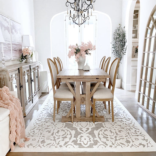 My Texas House Dahlia, Transitional, Medallion, Woven Area Rug, 5'2" X 7'6"