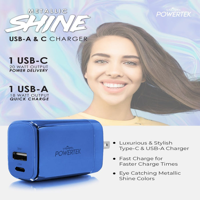 38W PD USB C 20W and USB a 18W Dual Port Wall Charger, Fast Charging Phone Wall Block Power Adapter Cube and Foldable Plug, Compatible with Iphone, Ipad, Iwatch, Galaxy, Android