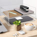 2-Pack Acrylic Stackable Letter Tray Desk Organizer Vertical Clear Paper Tray Desktop File Book Storage Shelf