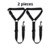 Dog Seat Belt, Black Adjustable Pet Puppy Doggie Car Safety Harness Restraint Headrest 2 Piece