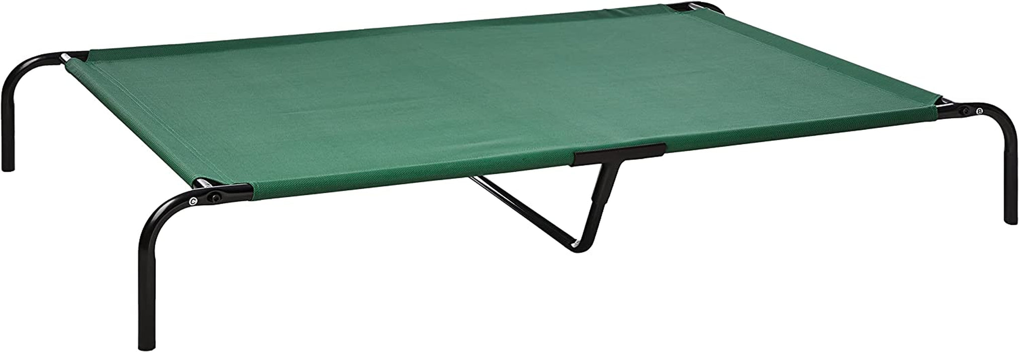 Cooling Elevated Dog Bed with Metal Frame, Large, 51 X 31 X 8 Inches, Grey