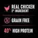 CRAVE Grain Free Indoor Adult High Protein Natural Dry Cat Food with Protein from Chicken & Salmon, 10 Lb. Bag