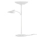 Mainstays 72" Combo Floor Lamp White Finish, White Plastic Shades