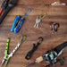 CC1 Multi-Use Carabiner Clip, 6 Pack Small Caribeener Clips, Mini Keychain Caribeaner Clip 2 Inch, Aluminum D Ring Carabiners, Multi-Colored