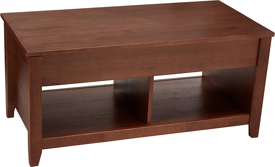 Lift-Top Storage Coffee Table, Black