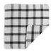 Set of 24 Kitchen Towels Dish Cloths Soft Navy Checkered Pattern 100% Cotton 12X12"