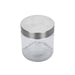 Mainstays Glass Storage Canisters with Stainless Steel Lids, 4 Piece Set