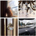 Suncatcher Crystals Ball Prism Window Rainbow Maker with Chain for Easy Hanging 40Mm 2 Pack