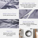 Duvet Cover Queen Size - Super Soft Light Purple Duvet Cover Set 3 Piece 100% Washed Microfiber Comforter Cover Set Bedding Set with Zipper Closure, 1 Duvet Cover 90X90 and 2 Pillow Shams
