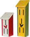 Colorful Poly Butterfly House Post or Wall Mount (Large, Pink & Lime Green)