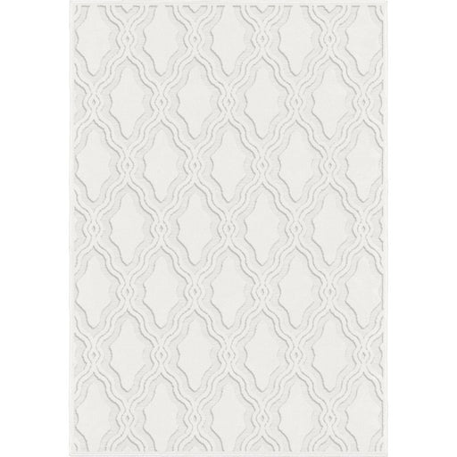 My Texas House Cotton Blossom, Country/Cottage, Geometric, Woven Area Rug, 5'2" X 7'6"