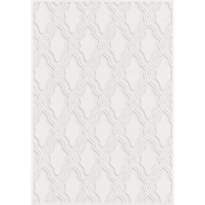 My Texas House Cotton Blossom, Country/Cottage, Geometric, Woven Area Rug, 5'2" X 7'6"