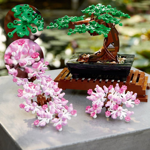 LEGO Icons Bonsai Tree 10281 Building Set for Adults, Home Décor DIY Projects, Relaxing Creative Activity Gift Idea, Botanical Collection (878 Pieces)