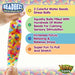 Beadeez Squishy Stress Relief Balls (3 Pack) - Colorful Squeeze Stretch Balls with Water Beads - Sensory Fidget Toys for Kids and Adults - Increase Focus, Great for ADHD, Autism, Anxiety