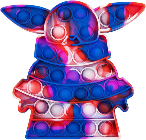 Tie-Dye Pop Toy, Push Pop Pop Bubble Fidget Toy, Silicone Squeeze Sensory Tools to Relieve Emotional Stress for Autism Kids Adults (Ty-2)