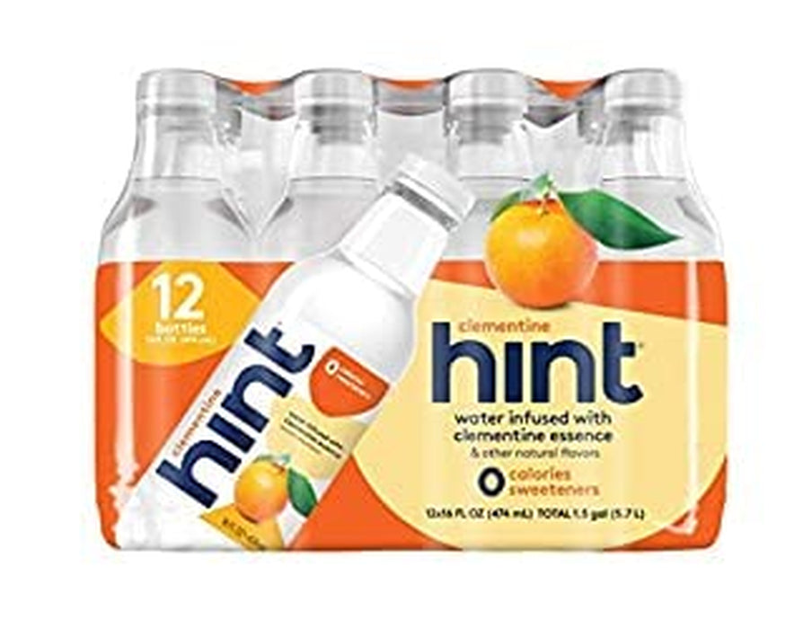Hint Water Best Sellers Pack (Pack of 12), 16 Ounce Bottles, 3 Bottles Each Of: Watermelon, Blackberry, Cherry, and Pineapple, Zero Calories, Zero Sugar and Zero Sweeteners