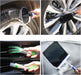 22Pcs Car Wash Cleaning Tools Kit Car Detailing Set with Blue Canvas Bag Collapsible Bucket Wash Mitt Sponge Towels Tire Brush Window Scraper Duster Complete Interior Car Care Kit