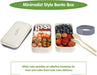 Bento Lunch Box for Adults & Kids,Leakproof Bento Box Containers,2-In-1Compartment with Spoon and Fork,Bpa-Free,40 OZ Capacity