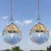 Suncatcher Crystals Ball Prism Window Rainbow Maker with Chain for Easy Hanging 40Mm 2 Pack
