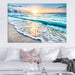 Art Sea Waves Large Canvas Prints Wall Art Ocean Beach Frameless Pictures Paintings for Living Room Bedroom Home Decorations