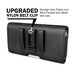 Bomea Holster for Iphone 11 Pro Max/ Xs Max Iphone 8 plus / 7 plus / 6S plus / 6 Plus, Premium Cell Phone Belt Case with Belt Clip Pouch Sleeve Belt Holder Cover for Large Iphone (Fits Phones with Cases On)