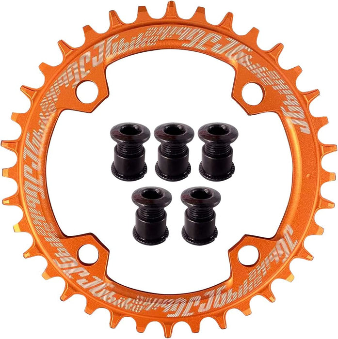 Elite round Oval Chainring 104Mm BCD 30T 32T 34T 36T 38T Narrow Wide Single Chainring for 8 9 10 11 12 Speed MTB XC Trail E-Bike Fat Bike Mountain Bike Bicycle
