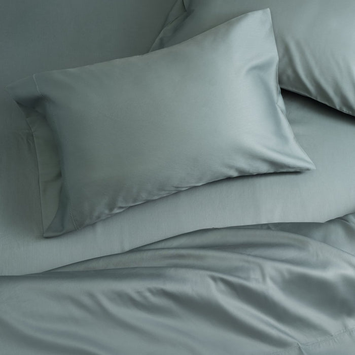 Hotel Style 500 Thread Count Tri-Blend with Lyocell Bed Sheet Set, King, Aqua Slate